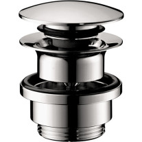 Hansgrohe Ablaufgarnitur Push-Open für Waschtisch- und Bidetmischer, Chrom 50100000