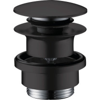 Hansgrohe Ablaufgarnitur Push-Open für Waschtisch- und Bidetmischer, Mattschwarz 50100670