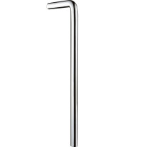 Hansgrohe Winkelrohr 90, ohne Bord, MS, DN32, 220x680 chrom 53646000