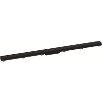 Hansgrohe RainDrain Match Duschrinne 1200mm mit höhenverstellbaren Rahmen schwarzmatt 56042670