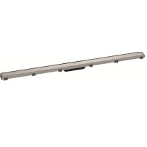 Hansgrohe RainDrain Match Duschrinne 1200mm mit höhenverstellbaren Rahmen gebürstet edelstahl 56042800