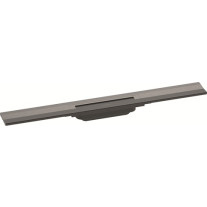 Hansgrohe RainDrain Flex Duschrinne 700mm kürzbar, Fertigset für Wandmontage brushed black chrom 56050340