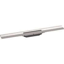 Hansgrohe RainDrain Flex Duschrinne 700mm kürzbar, Fertigset für Wandmontage gebürstet edelstahl 56050800