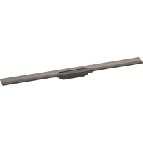 Hansgrohe RainDrain Flex Duschrinne 1000mm kürzbar, Fertigset für Wandmontage brushed black chrom 56053340