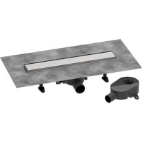 Hansgrohe Komplettset DR RainDrain Go 500 rückseitig befliesbar für Standard-/flache Installation, gebürstet edelstahl 56270800