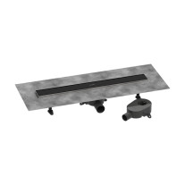 Hansgrohe Komplettset DR RainDrain Go 700 rückseitig befliesbar für Standard-/flache Installation, schwarzmatt 56272670