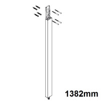 Hansgrohe Rohr mit Abdeckung 1382mm Raindance Select Showerpipe chrom 92358000