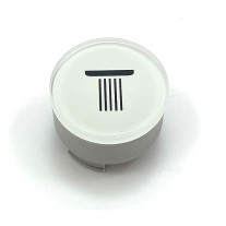 Hansgrohe Druckknopf Symbol Kopfbrause Rain groß weiss 92571450