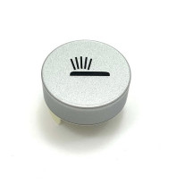Hansgrohe Druckknopf Symbol Handbrause edelmatt 93573880