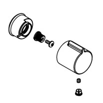 Hansgrohe Vernis Griff Umsteller mattschwarz 93733670