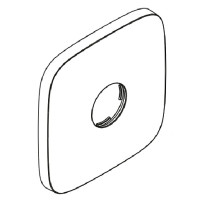 Hansgrohe Rosette PuraVida Brausenmischer UP 155/155mm chrom 95276000