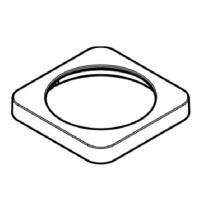 Hansgrohe Rosette Axor Citterio M 4-Loch Wannenarmatur Brausenhalter chrom 98507000