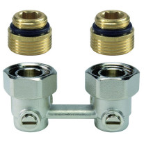 Resideo Hahnblock Verafix-VKE, Eck, Aussengewinde 1/2'' V2495EY015A