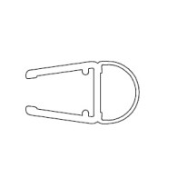 HSK O-Dichtprofil vertikal, Höhe 2.010mm 100078-8-5