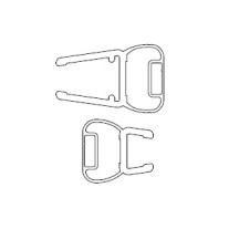 HSK Magnetprofil 90°, Höhe 2.010mm, chrom E100056-6Alu-1