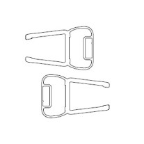 HSK Magnetprofil 90°, Höhe 2.010mm, chrom E100056-8Alu