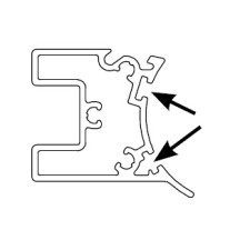 HSK Bürstendichtung, Länge 2.010mm E100170