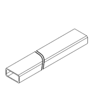 HSK Stabilisationsbügel Hohlprofil, Länge 1.000mm, chrom E100338-1