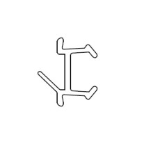 HSK Dichtprofil vertikal, Höhe 2.010mm E30068