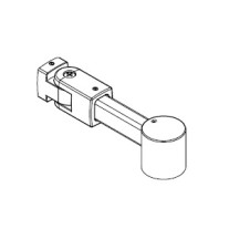 HSK Stabilisationbügel flexible Anbindung, Länge 1.500mm, chrom E85349-41