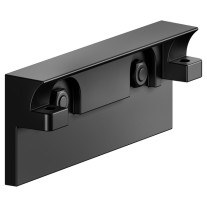 Keuco Klebe Set 8 Universalartikel für 12862 /73 mit Wandanbindung schwarz matt 04994370800