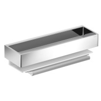 Keuco Duschkorb mit Glasabzieher Edition 11, mit Glasabzieher, verchromt / Alu 11159010000