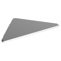Keuco Eckduschablage Edition 400, Aluminium silber-eloxiert 11557170000