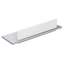 Keuco Duschablage Edition 400, Glasabzieher, Aluminium silber-eloxiert 11559170000