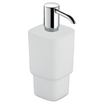 Keuco Lotionspender für Flüssigseife Elegance Tischmodell, Opalglas, mattiert, lose 11654009001