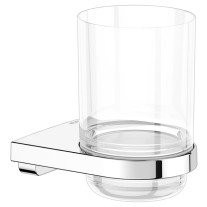 Keuco Glashalter Collection Moll mit Echtkristall-Glas, verchromt 12750019000