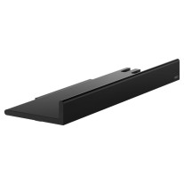 Keuco Duschablage REVA mit integriertem Glasabzieher schwarz 12859370000