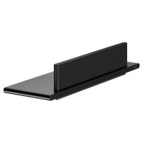 Keuco Duschablage Aveno, mit Duschabzieher, schwarz matt 14659370000