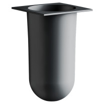Keuco Kunststoff Einsatz für Toilettenbürstengarnitur lose Edition 90, anthrazit 19064000101