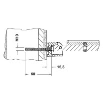 Keuco Befestigungs Set 9 Plan Care 2x Sechskantschraube M10x60 34995000200