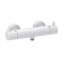 Kludi BOZZ Thermostat-Brausearmatur ohne Brausegarnitur mattweiß 352035338