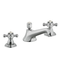 Kludi Adlon Waschtischarmatur 125mm, mit Ablaufgarnitur, DN15, chrom 510460520