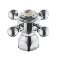 Kludi Kreuzgriff mit Haube Cold, chrom 7530005-00