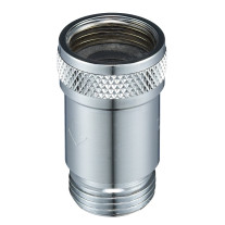 Neoperl Rückflussverhinderer-Nippel verchromt, IG x AG, 3/8'' x 3/8'' DW15 30434411