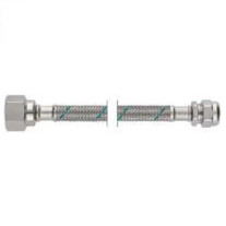 Neoperl NEOFLEX Panzerschlauch DN8 mit VS IG x Quetschverschraubung, 3/8'' x 10mm 12cm 63412012