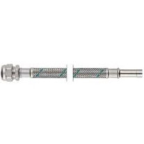 Neoperl NEOFLEX Panzerschlauch DN8 Quetschverschraubung x Rohrstutzen, 3/8''/10mm x 10mm 50cm 66860050