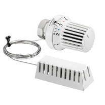 Oventrop Thermostatkopf ''Uni XH'' 7-28 C, 0 * 1-5, Fernfühler 2m, weiß 1011565