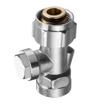Oventrop Absperrverschraubung Combi 3 ''Multiflex F'', 3/4''ÜM x 3/4''AG 1016168