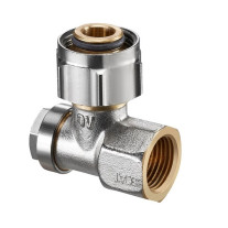 Oventrop Absperrwinkelverschraubung Combi 3 ''Multiflex F'', 3/4''ÜM x 1/2''IG 1016567