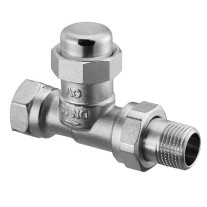 Oventrop Rücklauf Verschraubung ''Combi LR'' DN25, 1'', PN10, Durchgang, 1027668