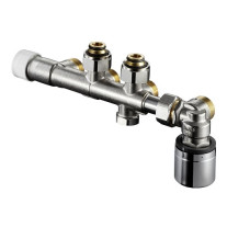 Oventrop Anschlussarmatur ''Multiblock T-RTL'', Eckform, G 3/4 IG 1184016