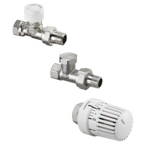 Oventrop Thermostatventil-Set, DN15 Durchgang, mit Uni LH, AV9, Combi 2 1683804