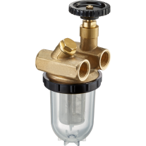 Oventrop Heizölfilter-Zweistrang ''Oilpur Z A'' DN15, 1/2''IG, Nickel 100-150my 2120104