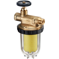 Oventrop Heizölfilter-Einstrang ''Oilpur E A'' 3/8IGx3/8AG, Siku 50-75my 2123561