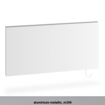 Kermi Heizkörper x-therm +e Plan horizontal Typ 21 H: 60 L: 50cm Aluminium Metallic, ohne Stecker, 500 Watt P1E21060050M306S4K