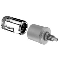 Schell Adapter QUICK Stecktechnik Schaftlänge 55, 1/2'', ASAG, chrom 007010699